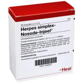 Изображение препарта из Германии: Герпес Симплекс Herpes Simplex Nosode Injeel Ampullen - 100 Шт